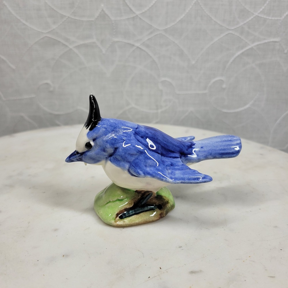VTG Stangl Pottery  Tufted Titmouse Figurine Hand Painted Ceramic USA Glossy